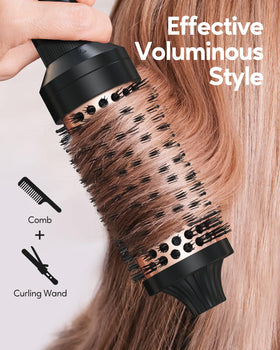 Terviiix PRO 1-77 inch head for dramatic, voluminous curls