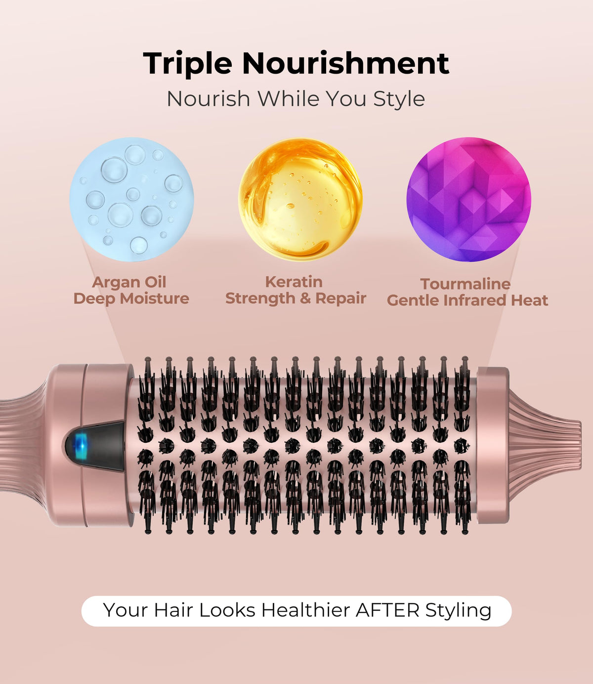 Terviiix brush featuring a 360-degree swivel cord for flexible use.