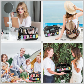 TESAFNG gift-worthy clear bag; stylish travel companion.