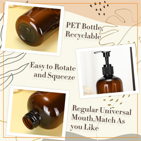 Tessco for you 12oz dispenser bottle—versatile for soap, lotion, shampoo.