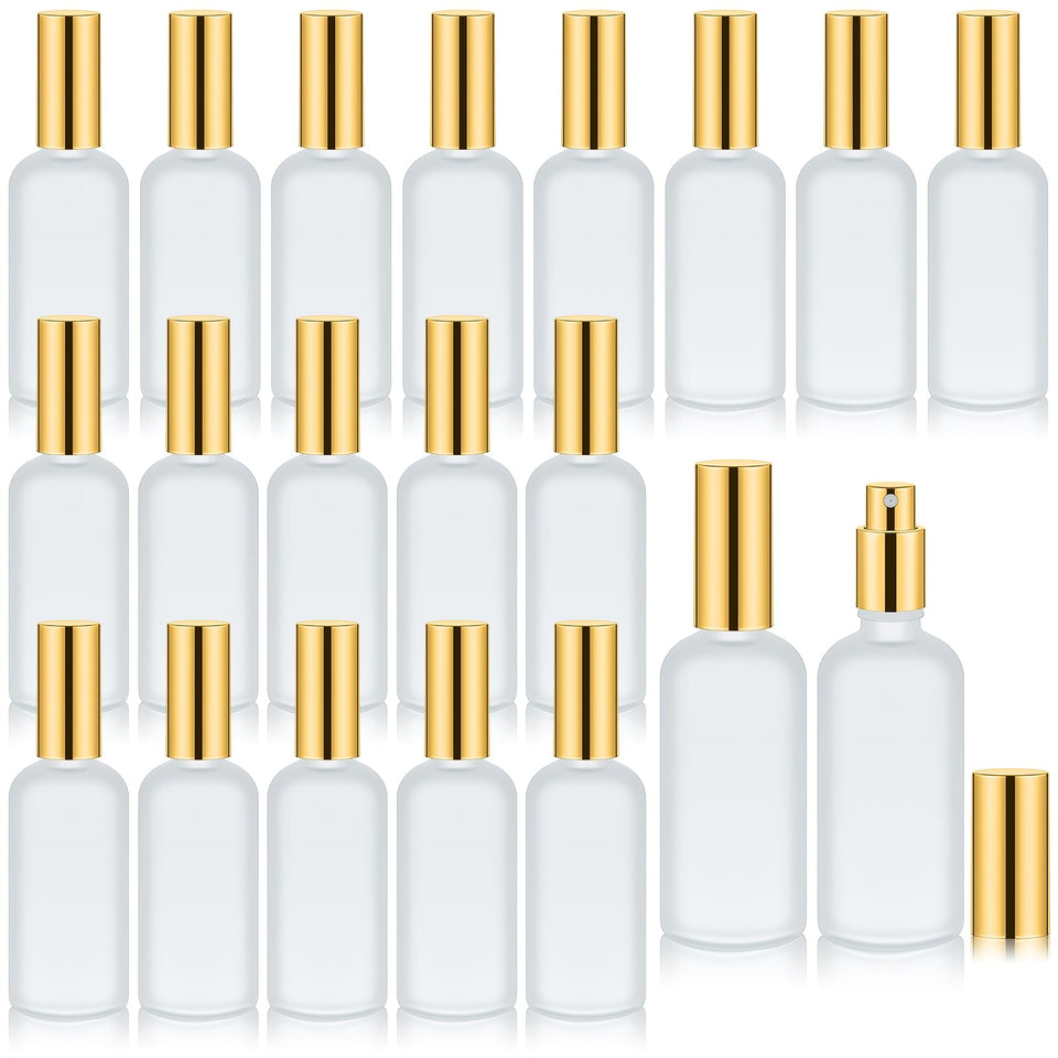 Tessco for you set of 20 glass spray bottles for perfume repackaging and travel