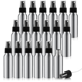 Tessco for you 2oz aluminum mist bottle pour demonstrates smooth atomization for cosmetics.