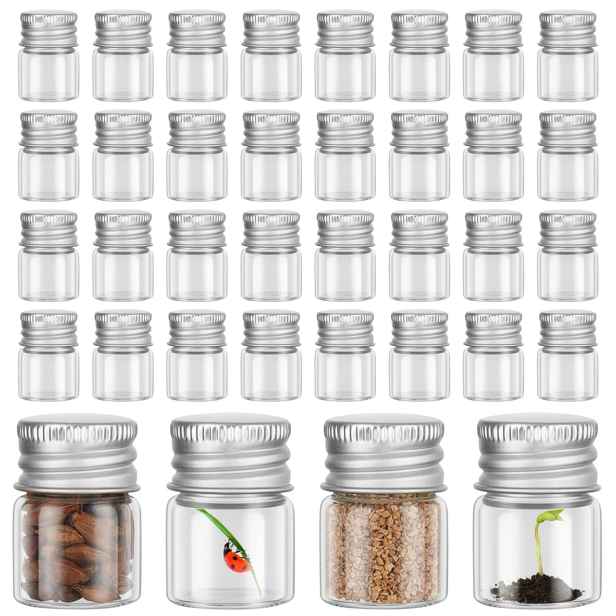 Tessco for you 5 ml bottle with aluminum cap close-up for secure storage