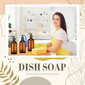 Tessco for you amber dispenser ideal for kitchen or bathroom.