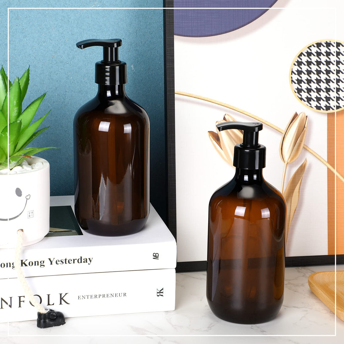 Tessco for you durable PET amber bottle designed for daily use