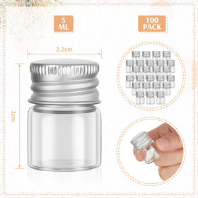 Tessco for you mini glass jar with screw cap ready for DIY storage