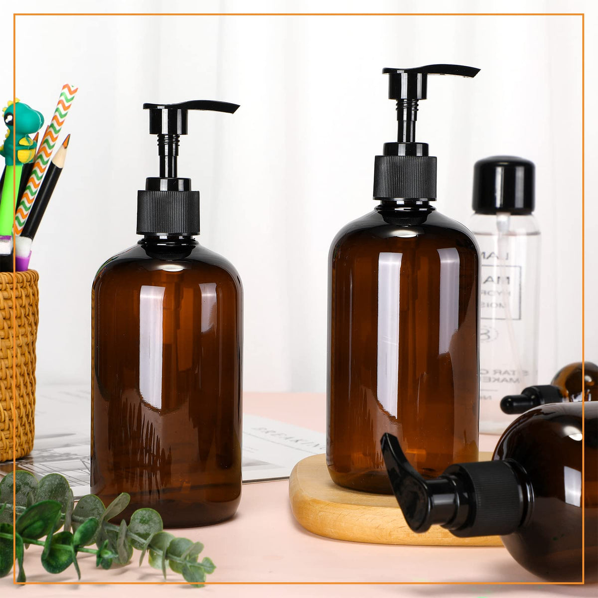 Tessco for you versatile bottles for shampoo, conditioner, or body wash.