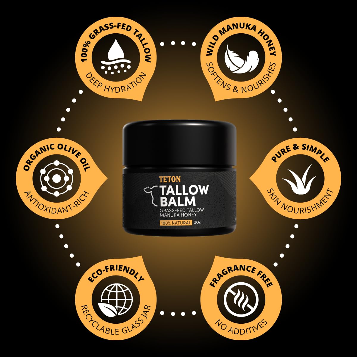 TETON Balm on nails and cuticles for nourishment