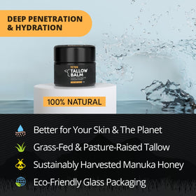 TETON Balm ingredients swirl with Manuka honey and olive oil