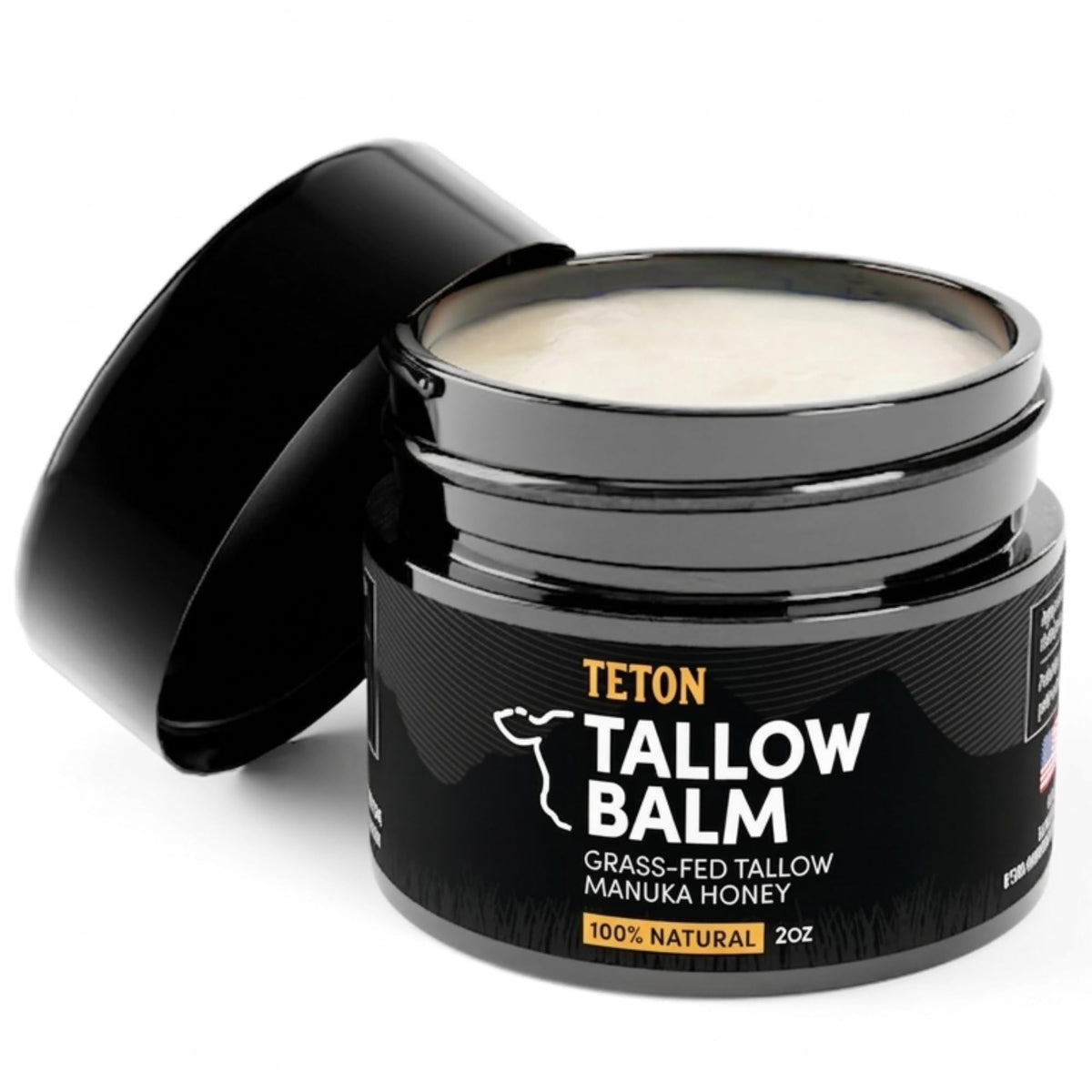 TETON Balm jar close-up showing hydrating formula
