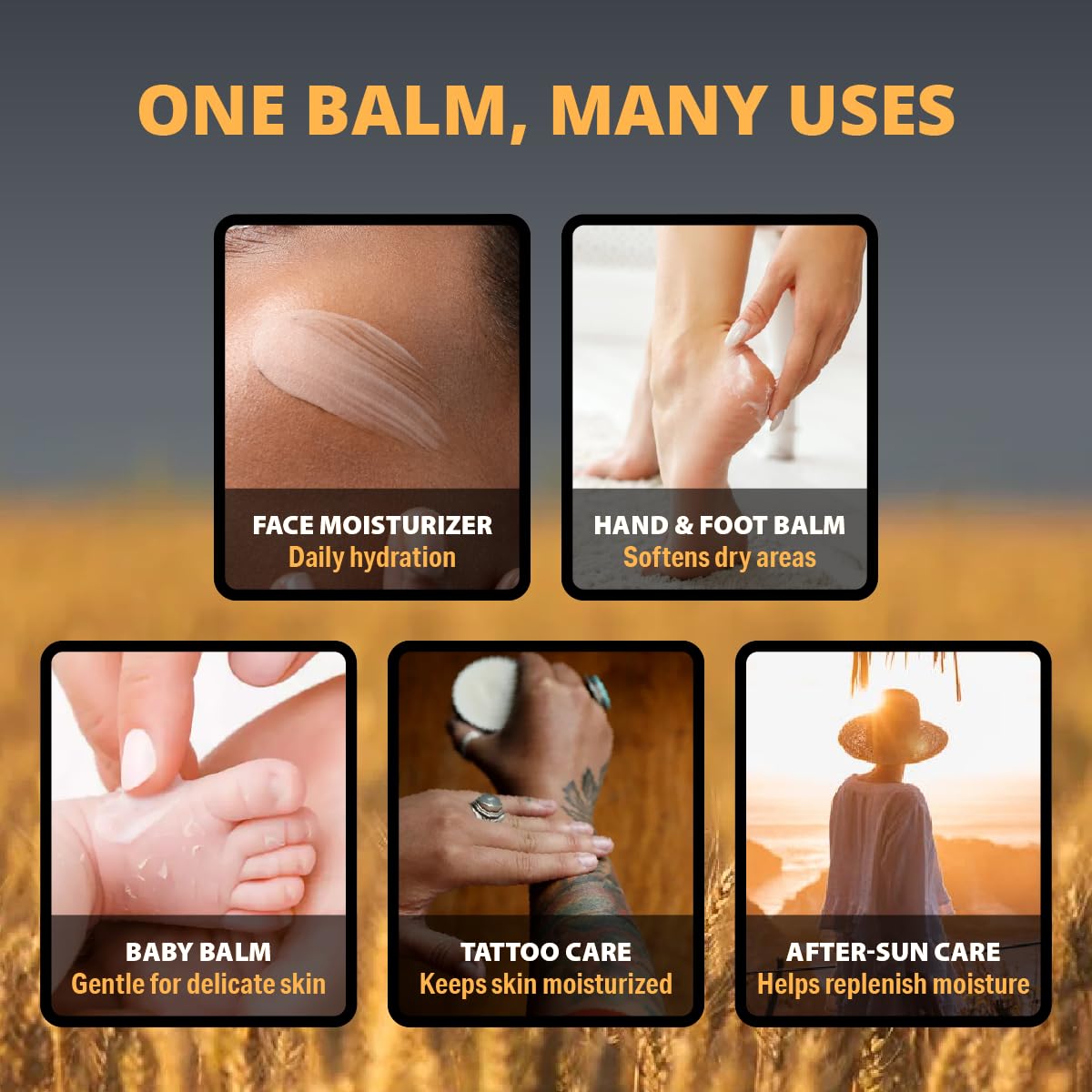 Creamy texture of TETON Balm ready to apply