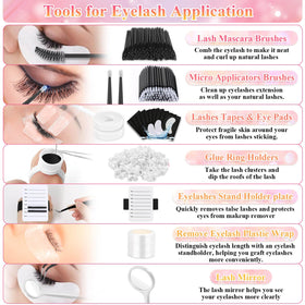 Tetutor lash glue with fast-drying hold