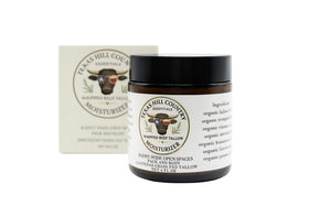Texas Hill Country Essentials Beef Tallow Moisturizer with Texas map design, highlighting local sourcing.