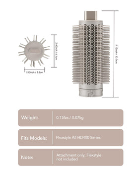 TEXOVYRAX attachment-only accessory transforms Flexstyle routines.