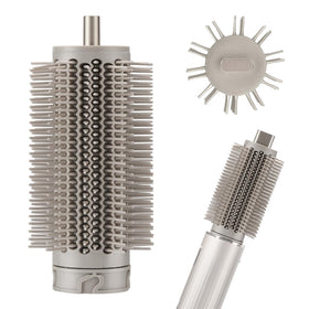 TEXOVYRAX Round Brush Attachment enhances root volume on Shark Flexstyle.