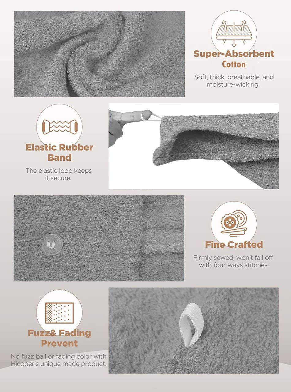 Textila Stores head towel cap for long curly hair after washing
