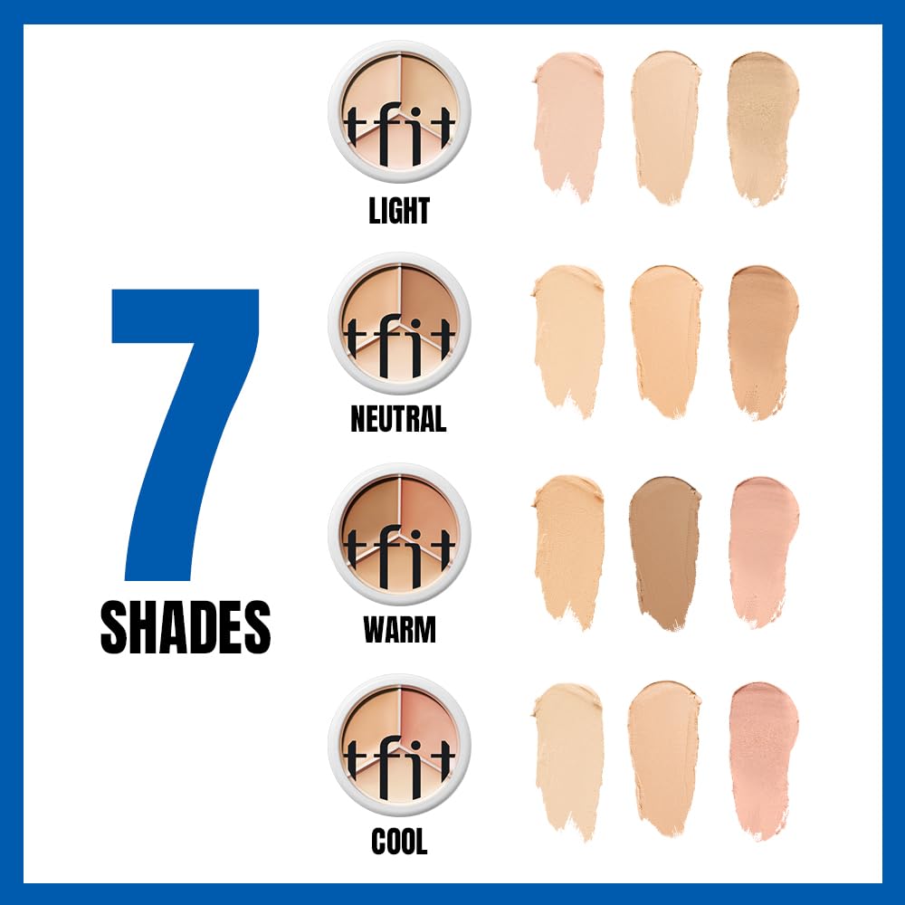 TFIT customizable shades to mix and match for any skin tone.