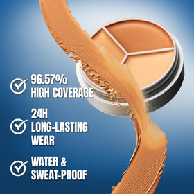 TFIT portable 15g palette ideal for on-the-go touch-ups.
