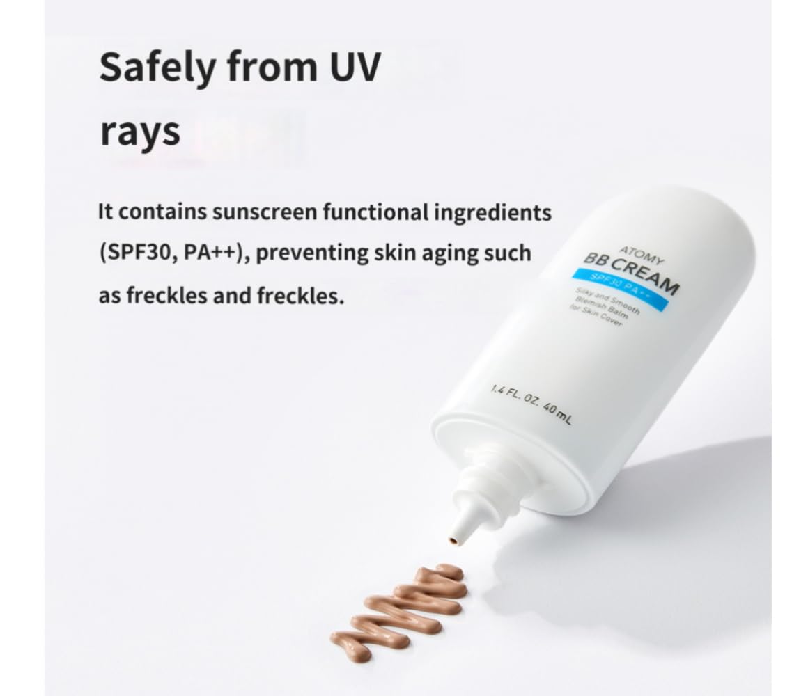 TG153 A.t.o.m.y BB Cream texture close-up highlights featherlight cream consistency.