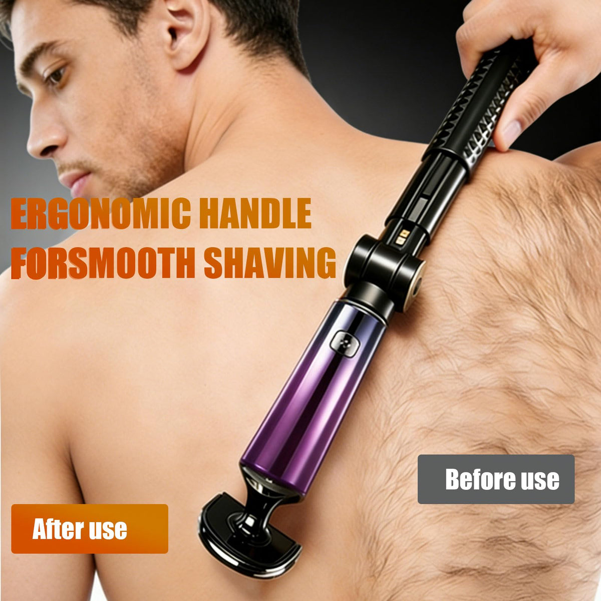TGSBHIO all-in-one mens groomer with clear status indicators