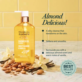 Thanks to Nature silky softness after shower for touchable skin