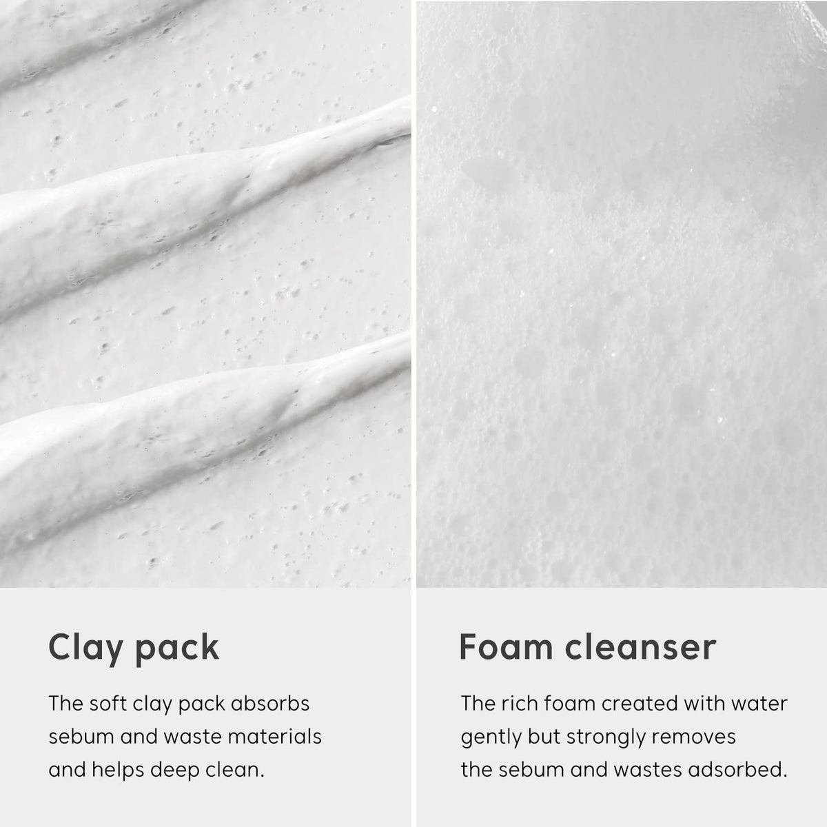 THANKYOU FARMER rich foam cleanser texture demonstrated for easy daily use.