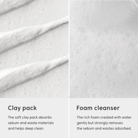 THANKYOU FARMER rich foam cleanser texture demonstrated for easy daily use.