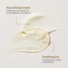 THANKYOU FARMER Rice Pure Gel and Cream duo for day and night care.