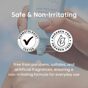 THANKYOU FARMER Sun Project Moisture broad-spectrum protection on the skin