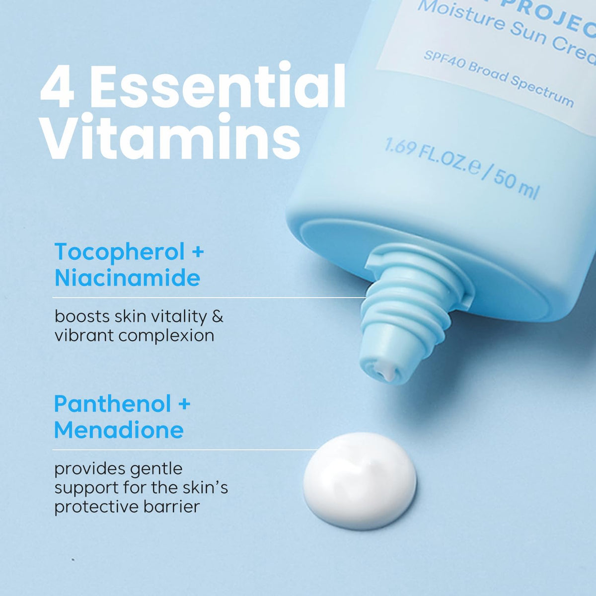 THANKYOU FARMER Sun Project Moisture fragrance-free label indicating gentle skincare