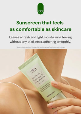 THANKYOU FARMER Sun Project Relief centella-asiatica extracts provide soothing-care