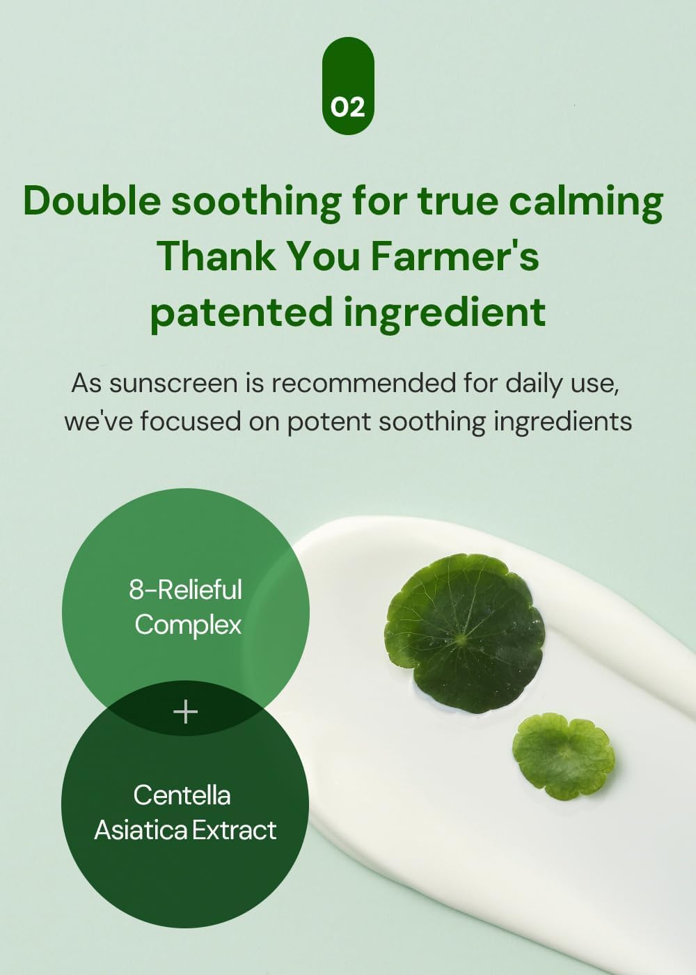 THANKYOU FARMER Sun Project Relief vegan-certified reef-safe formula for sensitive skin