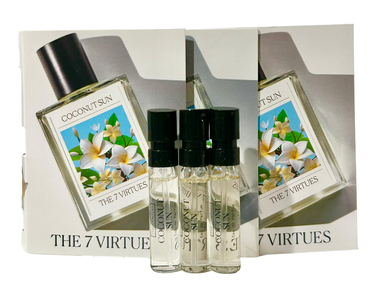 The 7 Virtues Coconut Sun cap and nozzle, easy application.