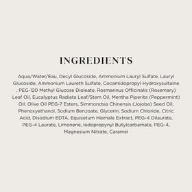 Barber-shop display featuring The Art of Shaving Peppermint Beard Wash for everyday use.