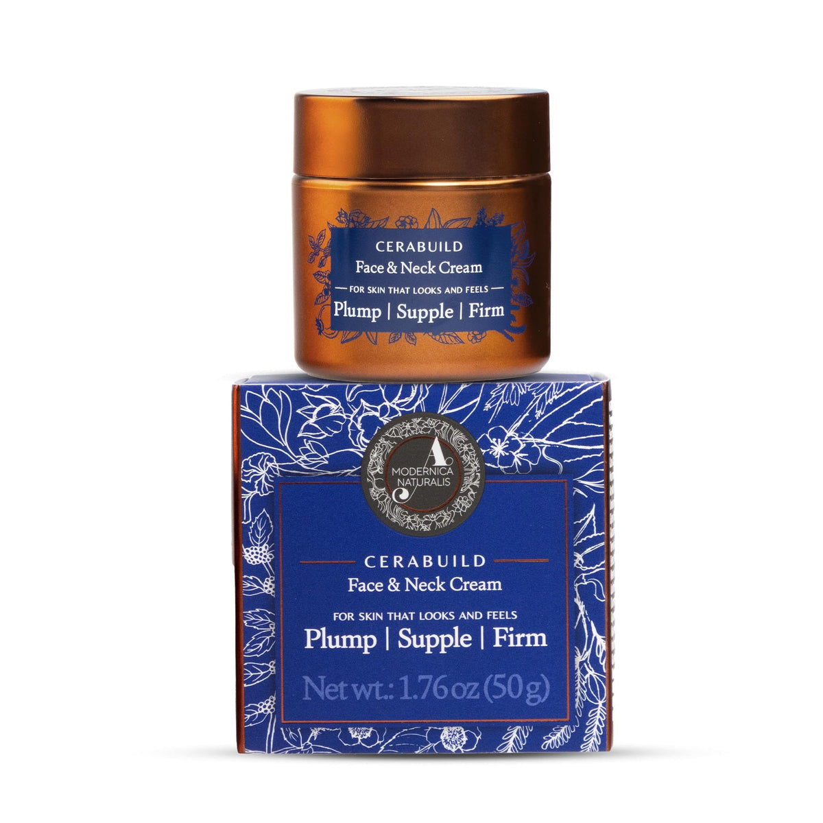 The Ayurveda Experience Cerabuild cream jar demonstrates rich hydration for mature skin.