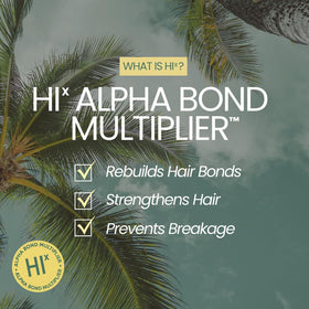 Shine Squad hair application on model reveals even coating and manageability.