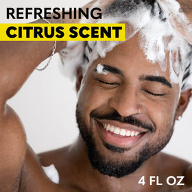 The Beard Club 2-in-1 conditioner tube demonstrates moisturizing benefits for dry scalp.