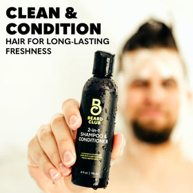 The Beard Club keeps the scalp moisturized for comfortable grooming.