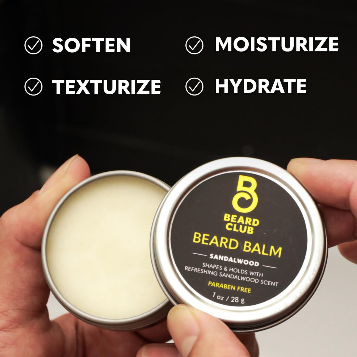 The Beard Club Boar Bristle Brush evenly distributes oils for a shinier beard.