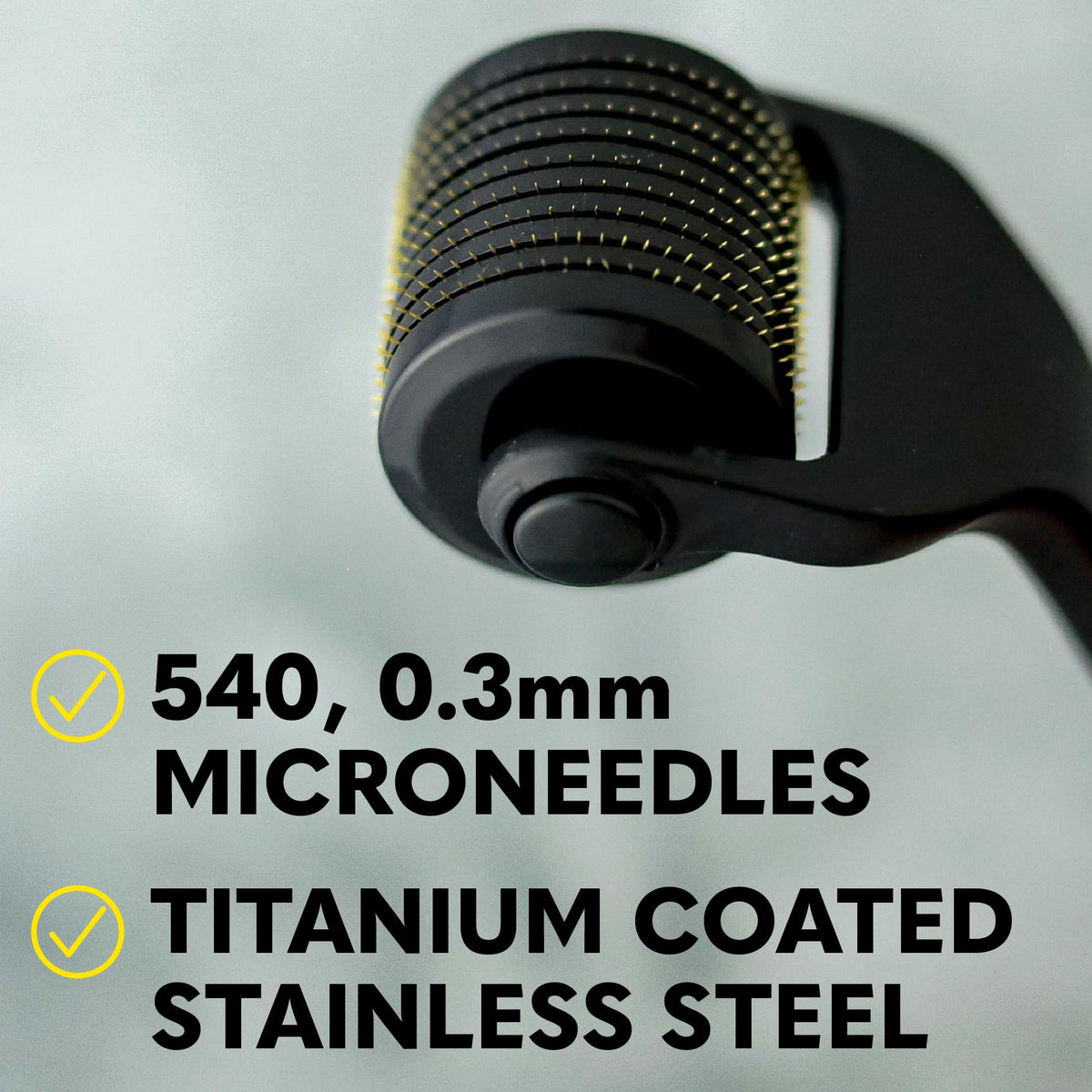 Beard Club 0.3mm titanium microneedles replacement head for durable, repeat use.