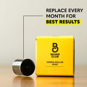 Beard Club 0.3mm replacement head for comfortable micro-stimulation.