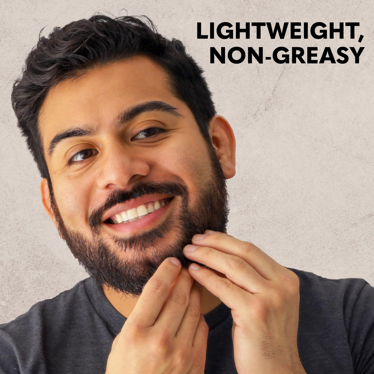 The Beard Club duo soft-beard finish after oil application.