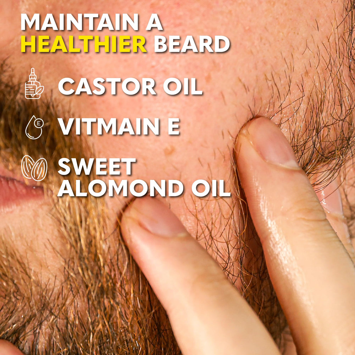Close-up of Cedar Beard Oil ingredients showing natural oils.