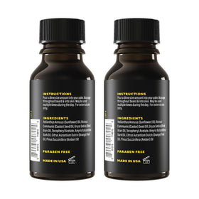 The Beard Club sandalwood beard oil 2 pack packaging for daily care
