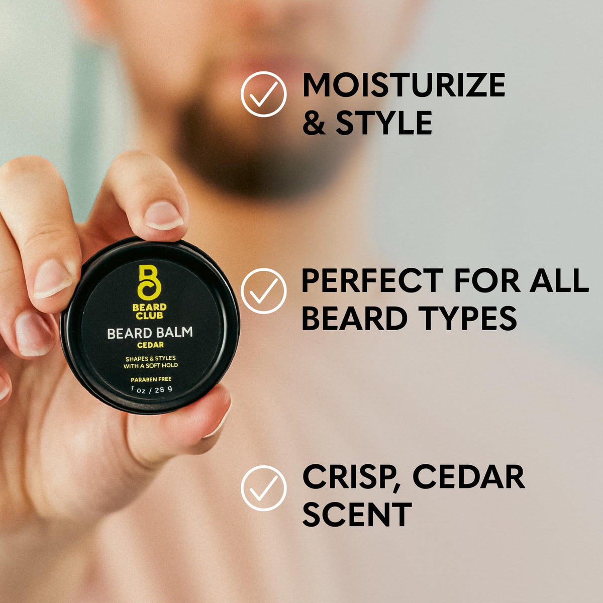 The Beard Club travel kit is easy to pack for trips