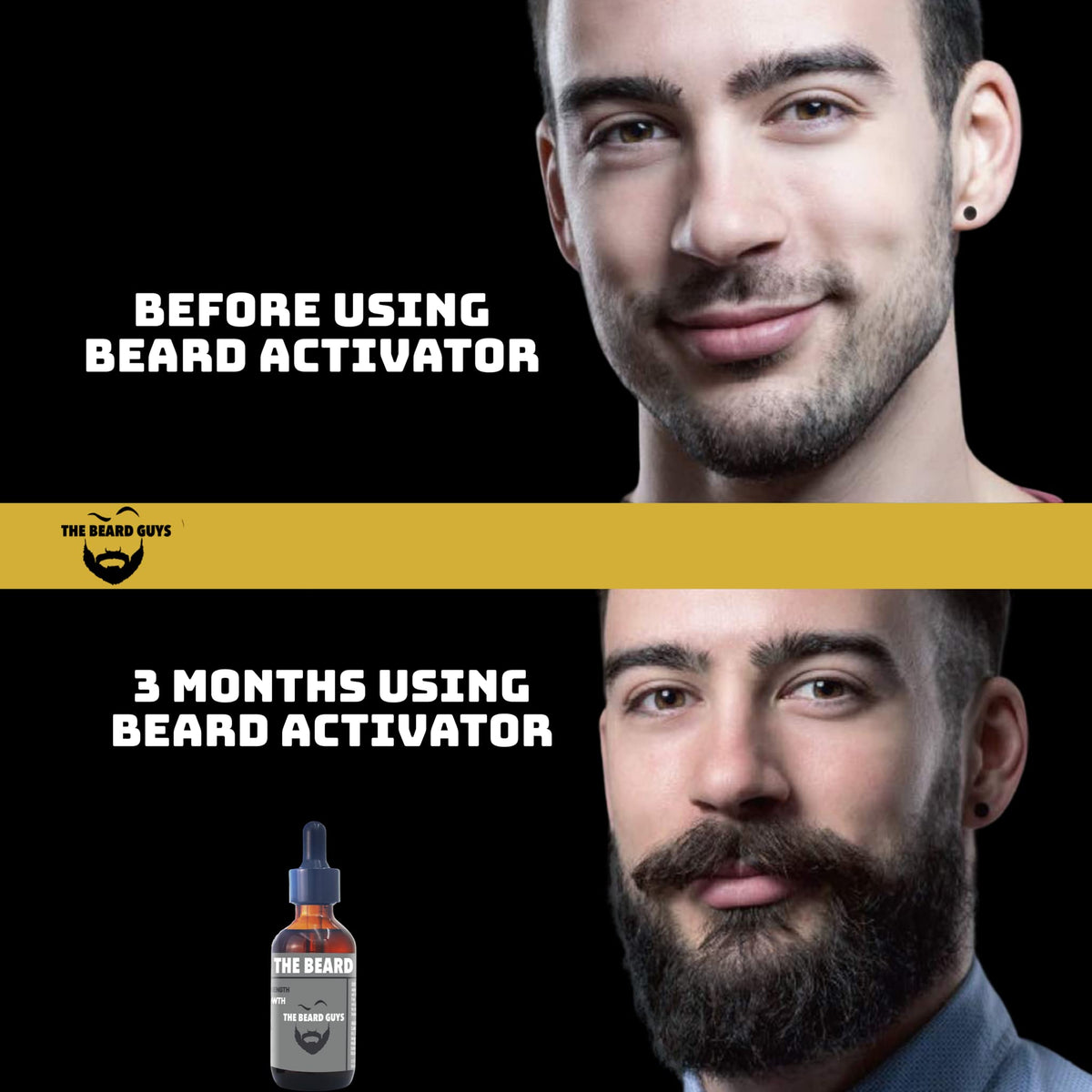 The Beard Guys beard oil adds healthy shine to the beard.