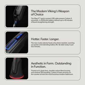 The Beard Struggle Carbon X 3-in-1 kit laid out for versatile beard styling.