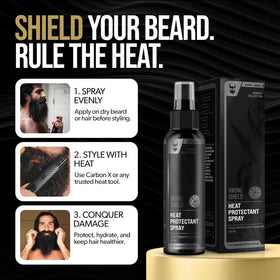 The Beard Struggle Viking Shield with ricebran oil nourishes and seals moisture