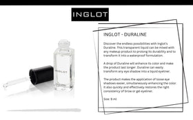 The Beauty Box AMC Eyeliner Gel 90 application illustrating smooth line.