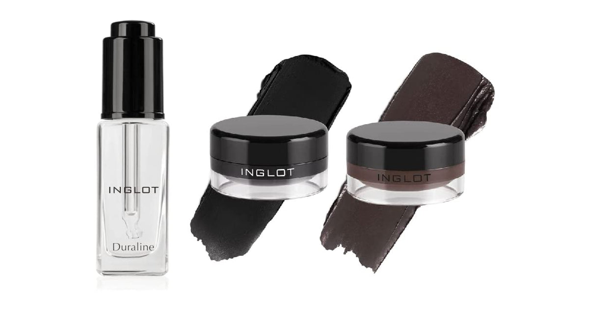The Beauty Box Duraline bottle pour demonstrating extended wear potential.